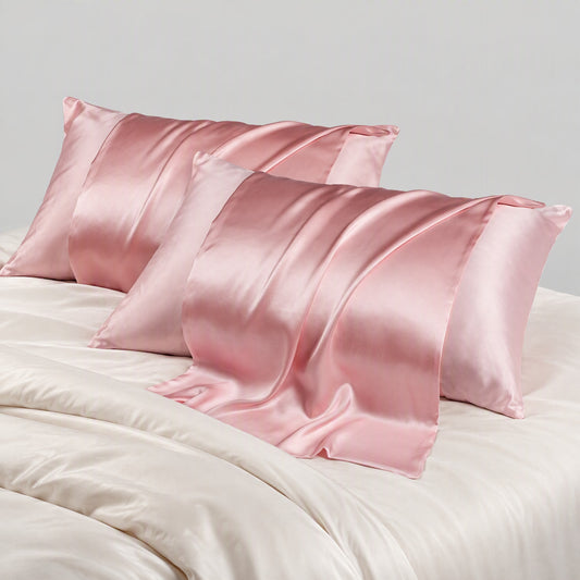 16 Momme Solid Double-Sided Silk Envelope Pillowcase with Hidden Closure, Multicolour 100% Mulberry Silk