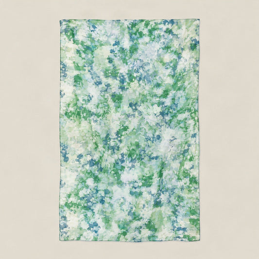 Spring Bloom mulberry silk scarf