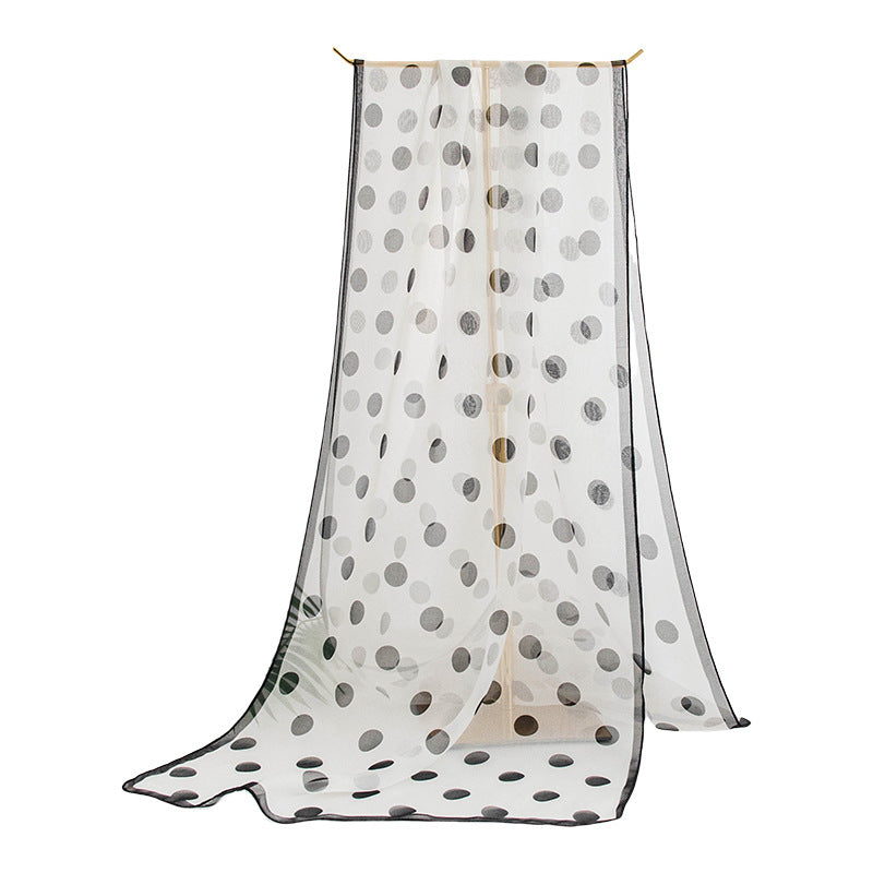 Mulberry Silk Long Scarf – 96%+ Pure Silk Polka Dot & Floral Print Lightweight Shawl for Spring and Summer