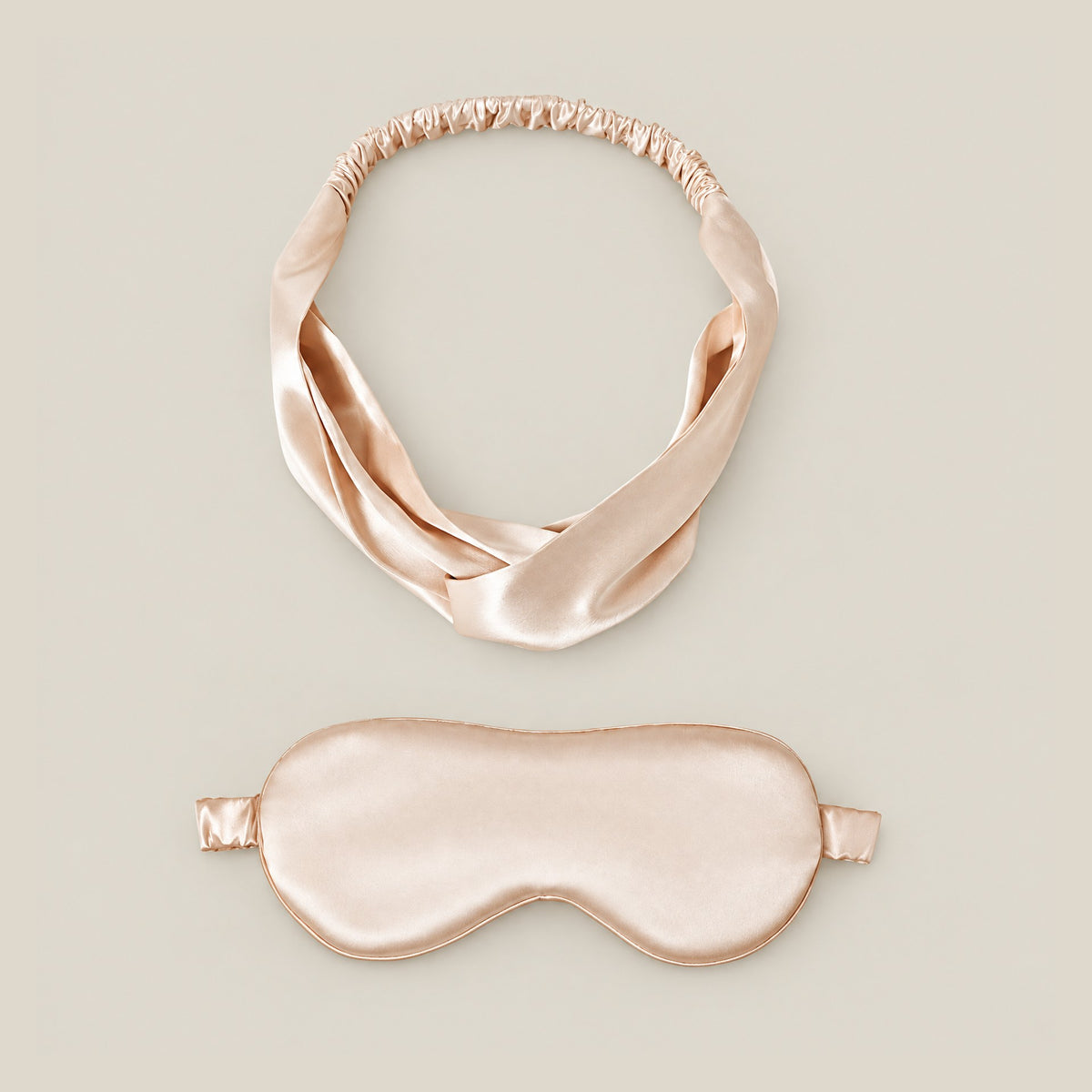 19 Momme Mulberry Silk Sleep Mask & Headband Gift Set