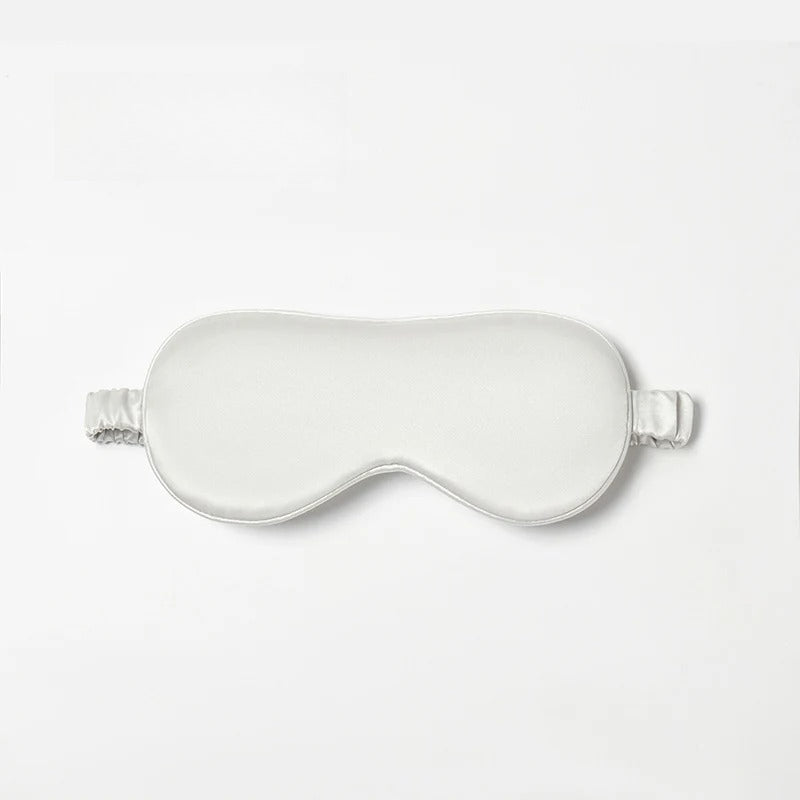 22 Momme 100% Mulberry Silk Sleep Set – Eye Mask, Headband & Scrunchie, Light-Blocking