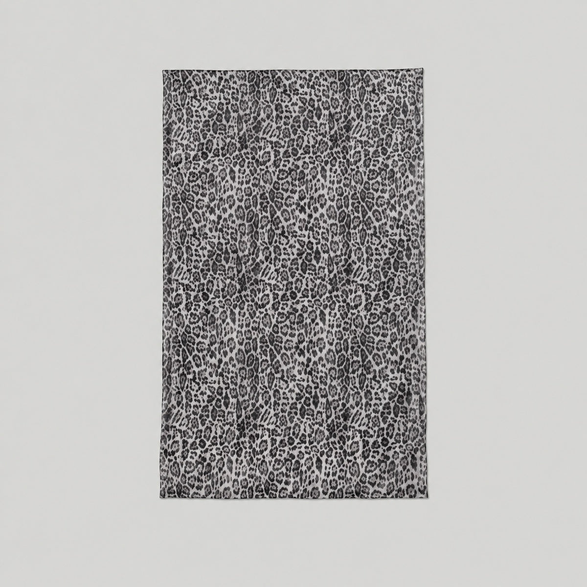 Leopard Print Mulberry Silk Oversized Scarf – 69 x 43 in