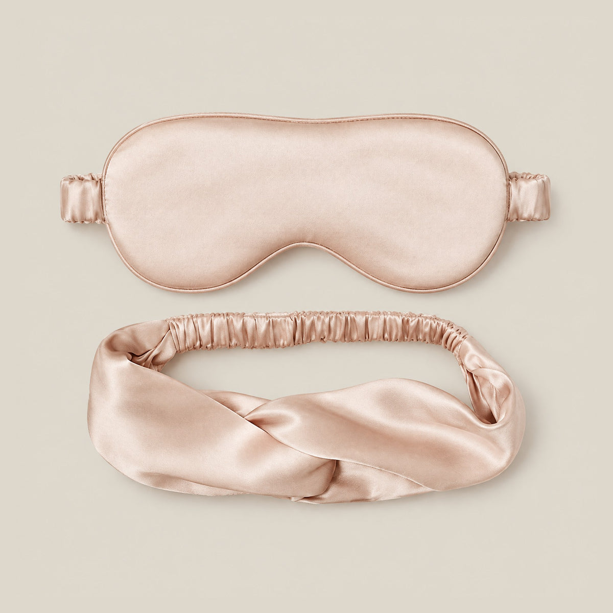 19 Momme Mulberry Silk Sleep Mask & Headband Gift Set