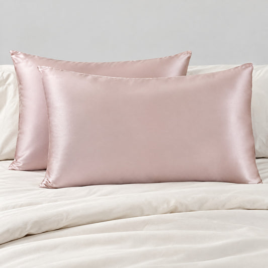 19 Momme Solid Double-Sided Silk Envelope Pillowcase with Hidden Closure, Multicolour 100% Mulberry Silk