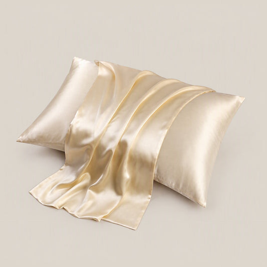 Light Champagne mulberry silk pillowcase