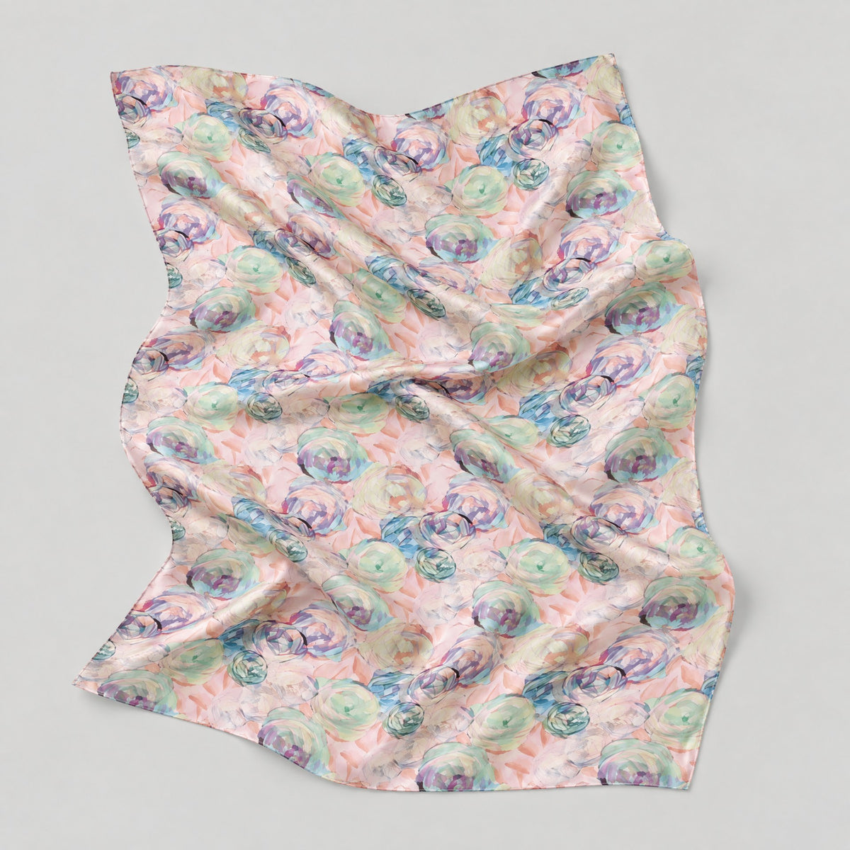 Diamond Rose Mulberry Silk Oversized Scarf – 69 x 43 in