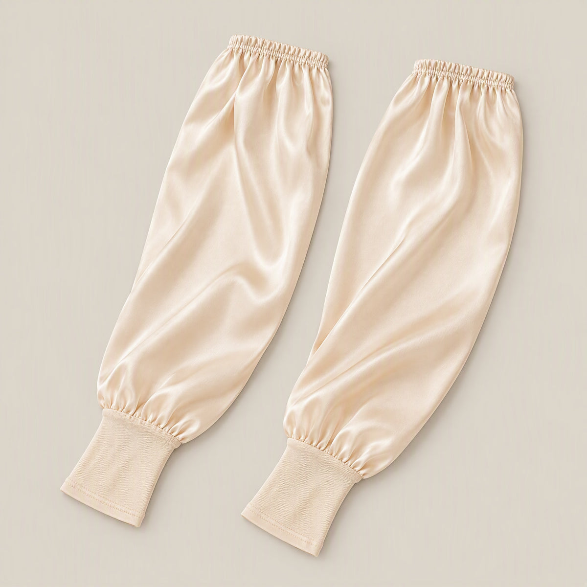 19 Momme Mulberry Silk UV-Protection Arm Sleeves UPF 50+