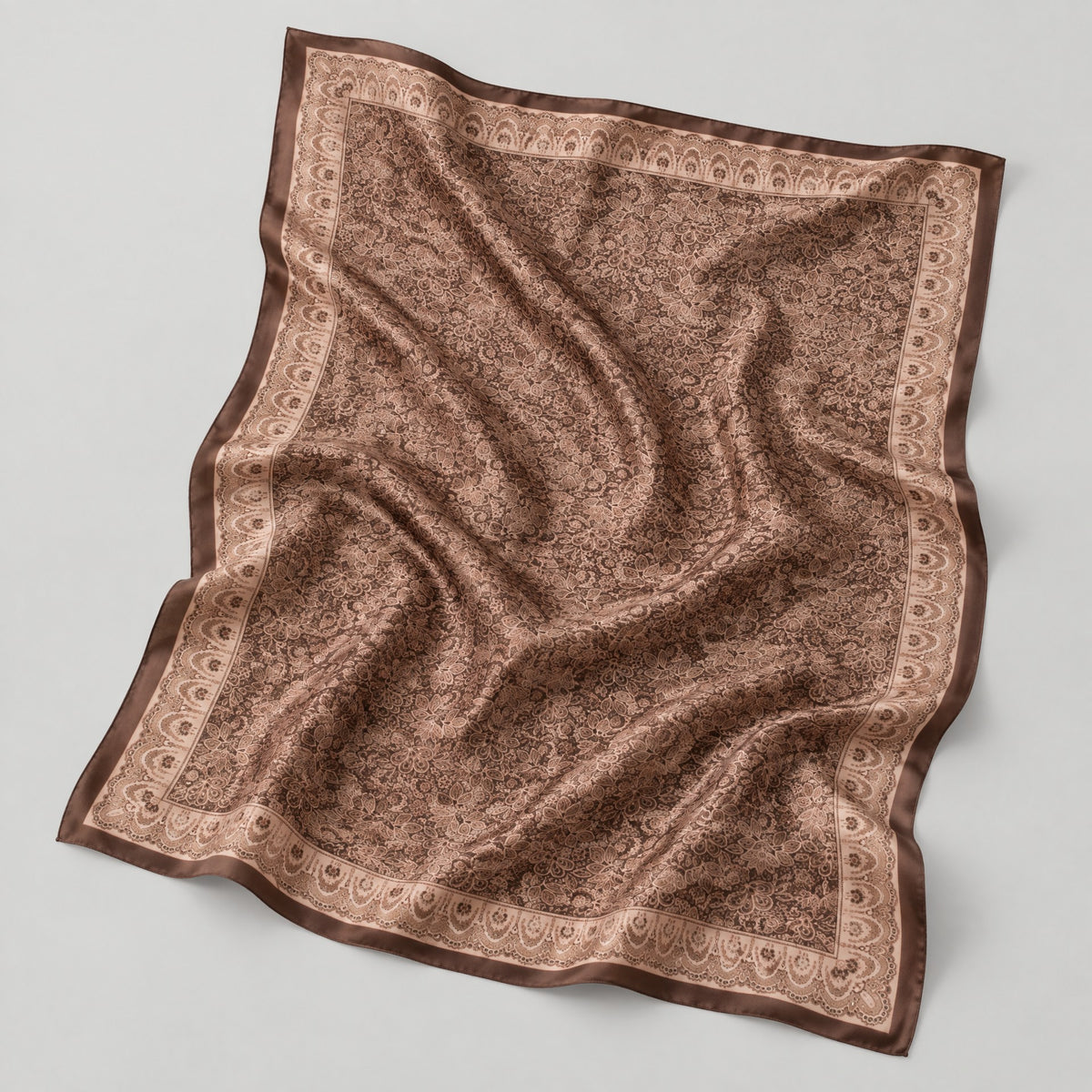 Muted Tone Mulberry Silk Scarf – 69 x 43 in
