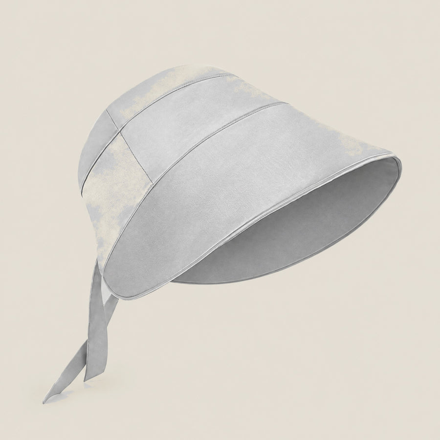 Wide-Brim 100% Mulberry Silk Sun Hat – Foldable, UV-Blocking for Outdoor Wear