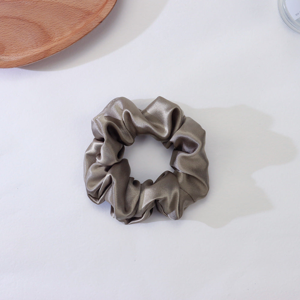 Mulberry Silk Scrunchie – Gentle on Hair, Large Chiffon Style in 12 Colors, 4 in / 6 in