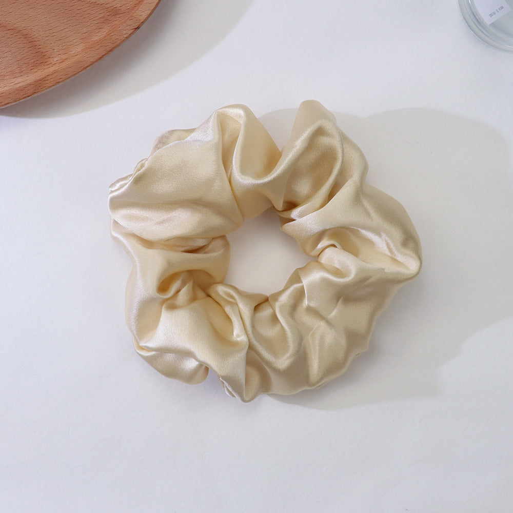 Mulberry Silk Scrunchie – Gentle on Hair, Large Chiffon Style in 12 Colors, 4 in / 6 in