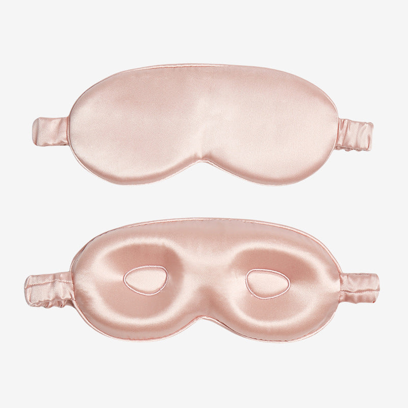 3D Embroidered Silk Sleep Mask – 19 Momme Mulberry Silk Light-Blocking Eye Mask for Sleeping