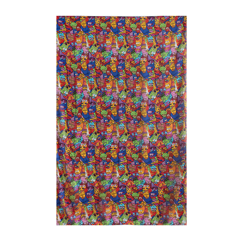 Mulberry Silk Long Scarf for Women – Lightweight Floral Print Shawl Wrap for Spring, 69 x 43 in