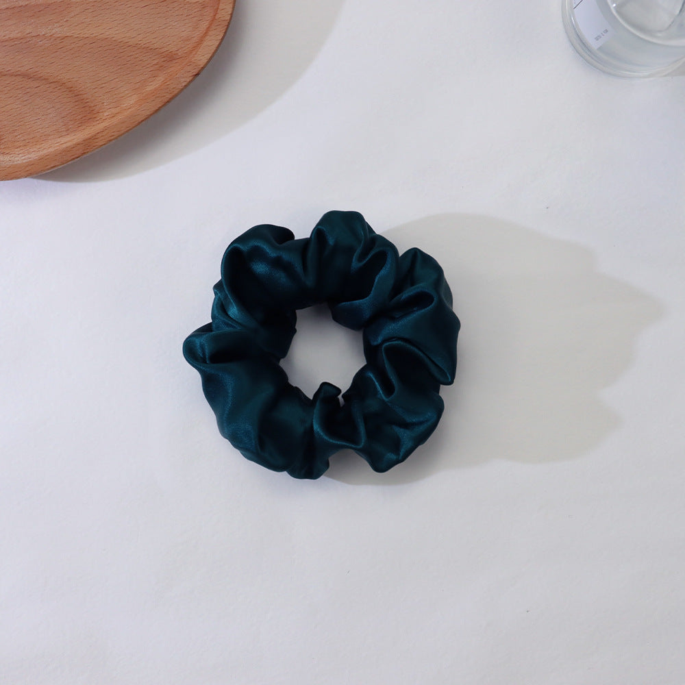 Mulberry Silk Scrunchie – Gentle on Hair, Large Chiffon Style in 12 Colors, 4 in / 6 in