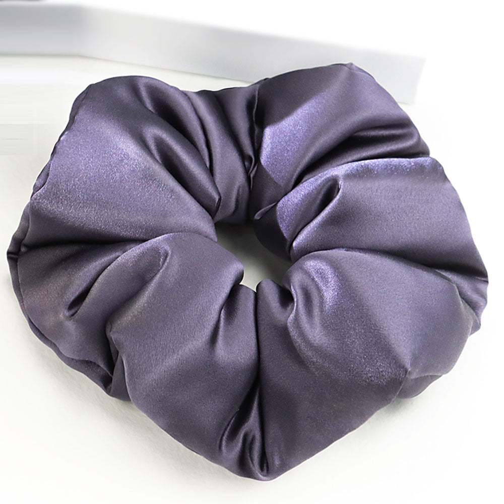 30 Momme 100% Mulberry Silk Scrunchie – Padded Hair Tie for Women, 20 Color Options, Handcrafted