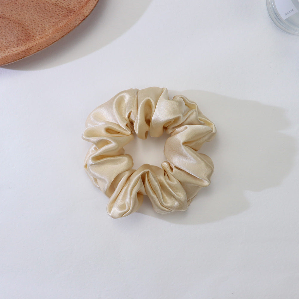 Mulberry Silk Scrunchie – Gentle on Hair, Large Chiffon Style in 12 Colors, 4 in / 6 in