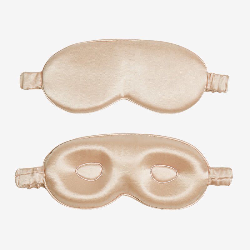 3D Embroidered Silk Sleep Mask – 19 Momme Mulberry Silk Light-Blocking Eye Mask for Sleeping