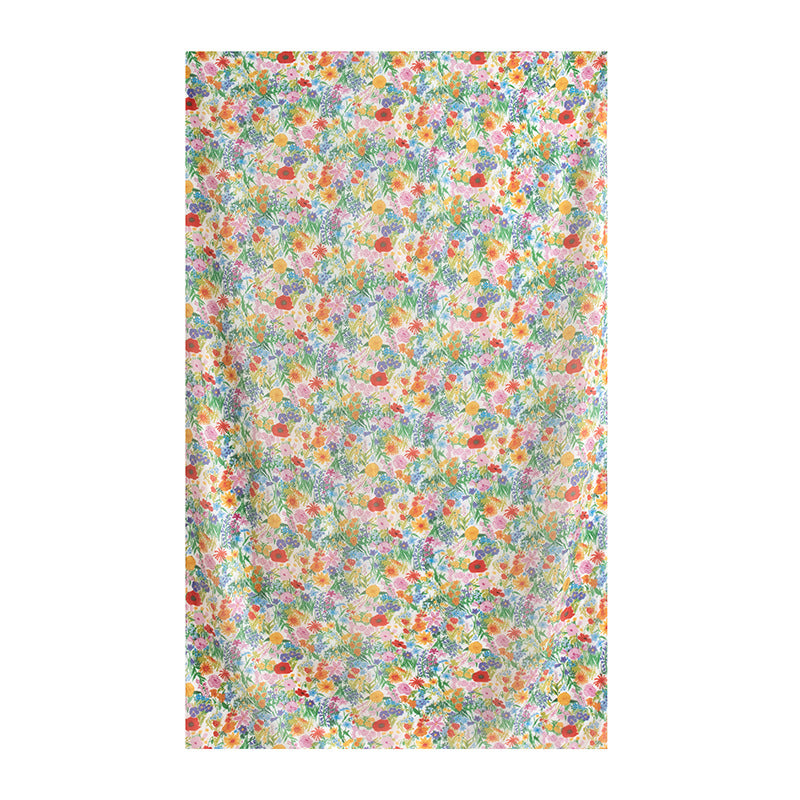 Mulberry Silk Long Scarf for Women – Lightweight Floral Print Shawl Wrap for Spring, 69 x 43 in