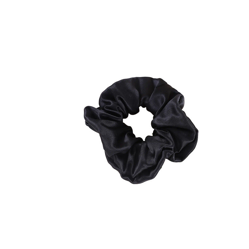 30 Momme Mulberry Silk Scrunchie – 6 cm or 8 cm Thick Puffy Hair Tie, Gentle on Hair, No Crease Mark