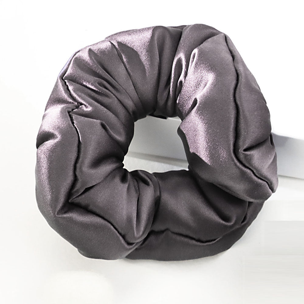 30 Momme 100% Mulberry Silk Scrunchie – Padded Hair Tie for Women, 20 Color Options, Handcrafted