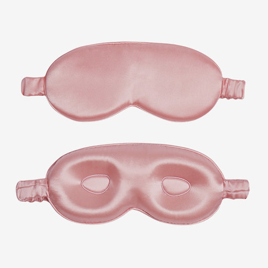 3D Embroidered Silk Sleep Mask – 19 Momme Mulberry Silk Light-Blocking Eye Mask for Sleeping