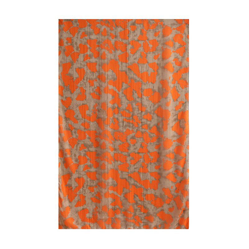 Mulberry Silk Long Scarf for Women – Lightweight Floral Print Shawl Wrap for Spring, 69 x 43 in