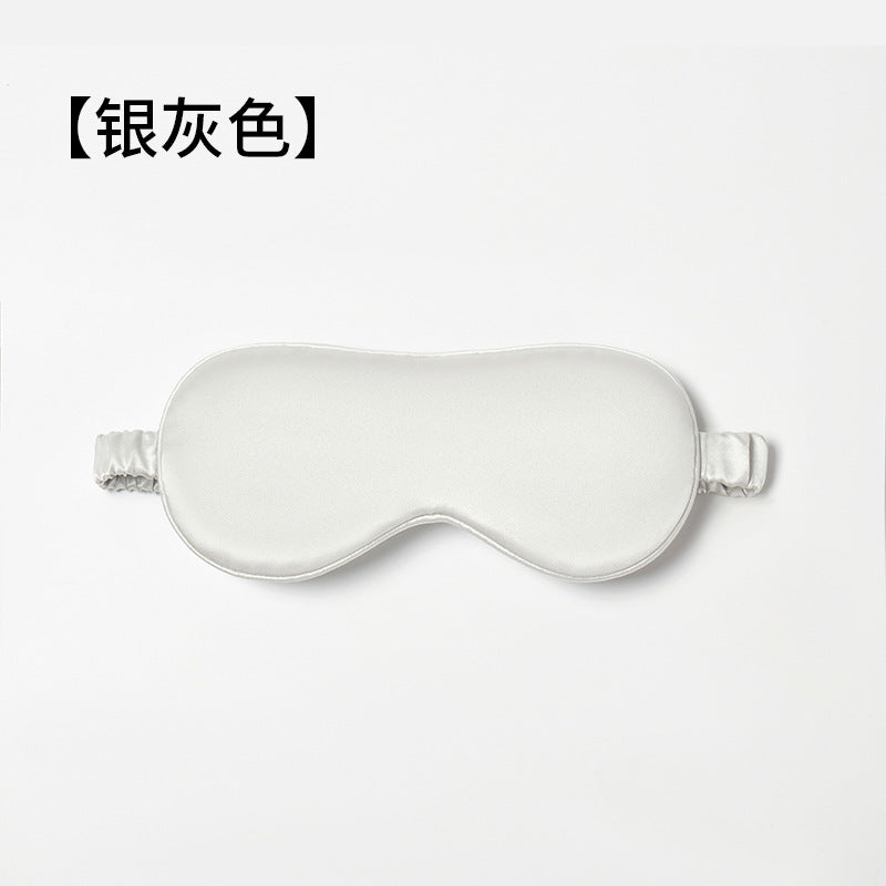 Silver Gray (22 Momme Glossy Silk) 22 Momme Eye Mask (approx. 8.7 x 3.9 in) Variant