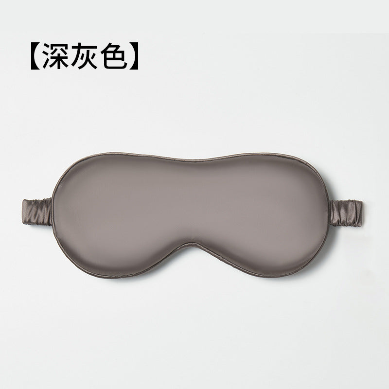 Dark Gray (22 Momme Glossy Silk) 22 Momme Eye Mask (approx. 8.7 x 3.9 in) Variant