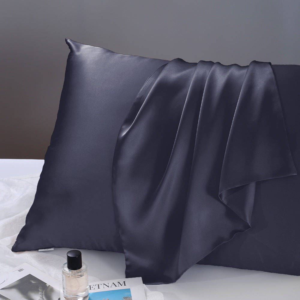 19 Momme Mulberry Silk Pillowcase – Solid Color Envelope Closure for Smooth, Healthy Sleep