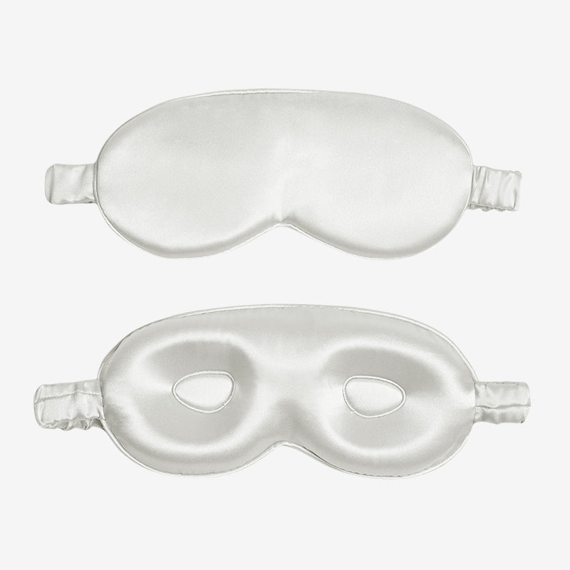 3D Embroidered Silk Sleep Mask – 19 Momme Mulberry Silk Light-Blocking Eye Mask for Sleeping