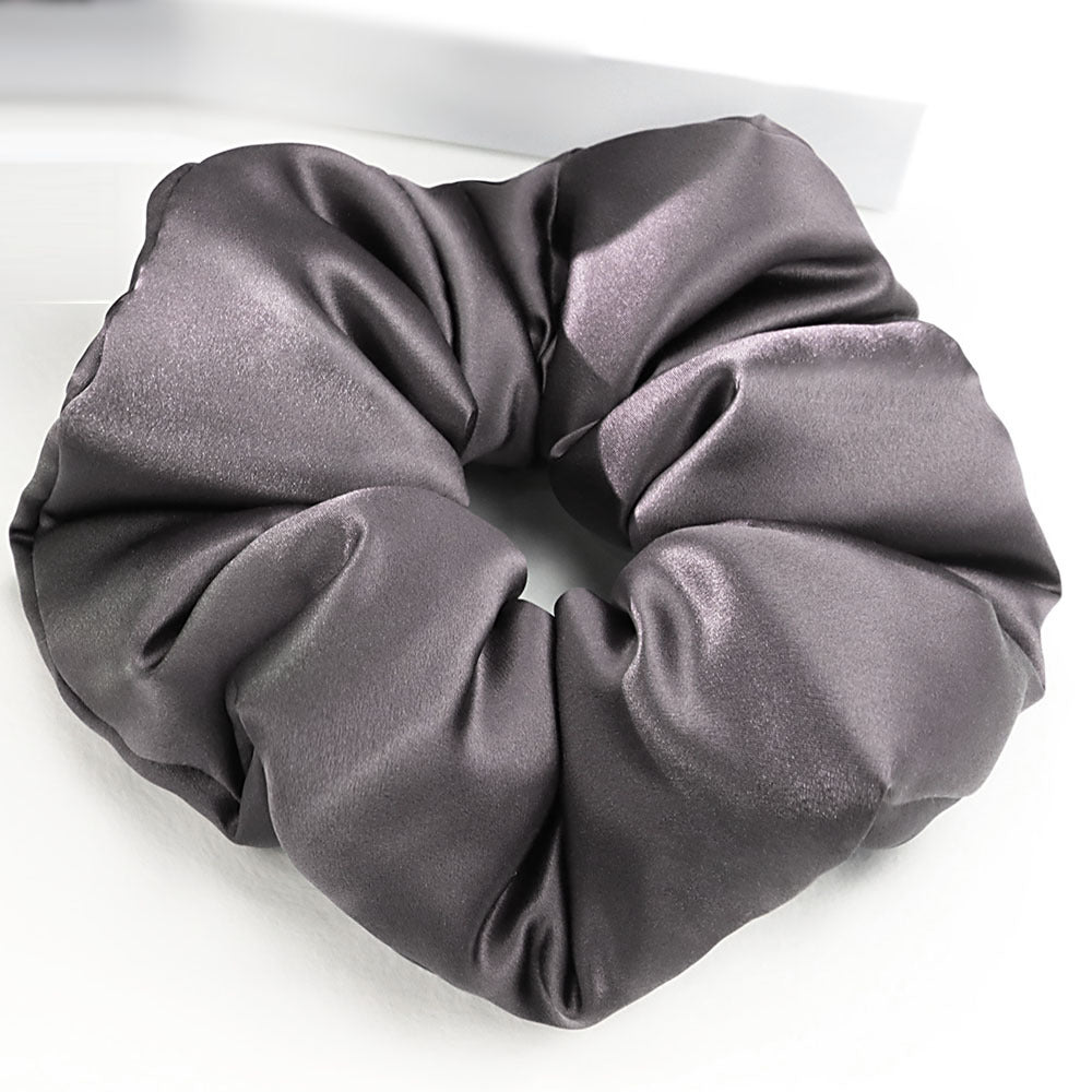 30 Momme 100% Mulberry Silk Scrunchie – Padded Hair Tie for Women, 20 Color Options, Handcrafted
