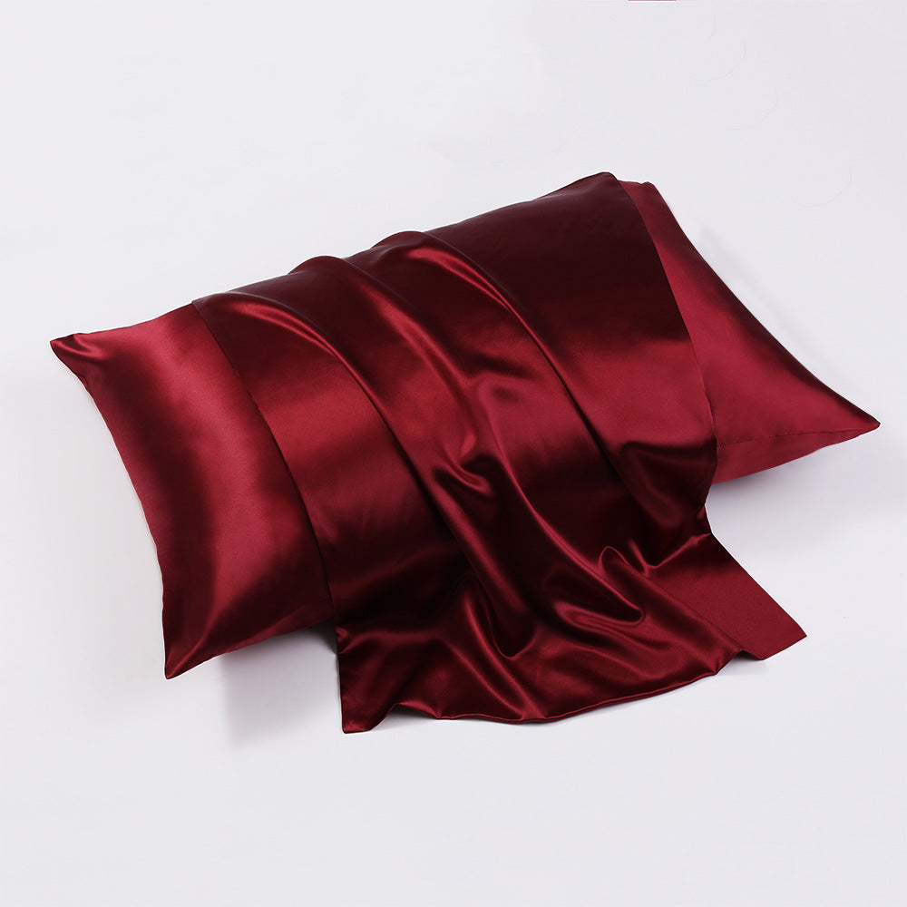 100% Mulberry Silk Pillowcase with Hidden Zipper, 22 Momme Double-Sided Satin Weave, Hypoallergenic, 10 Colors