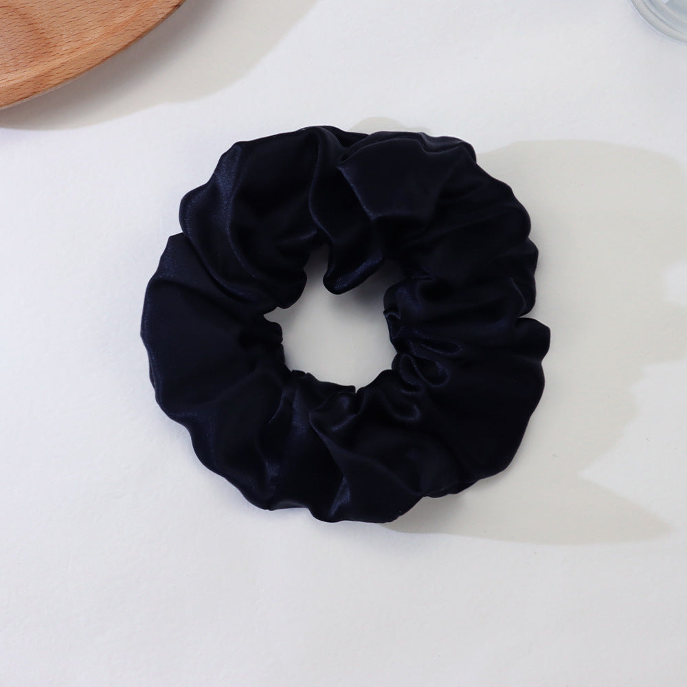 Mulberry Silk Scrunchie – Gentle on Hair, Large Chiffon Style in 12 Colors, 4 in / 6 in