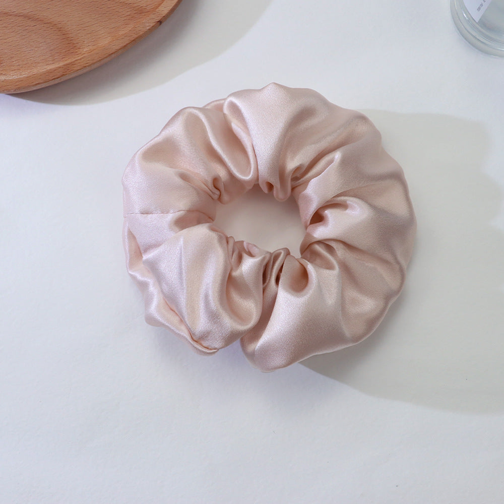 Mulberry Silk Scrunchie – Gentle on Hair, Large Chiffon Style in 12 Colors, 4 in / 6 in