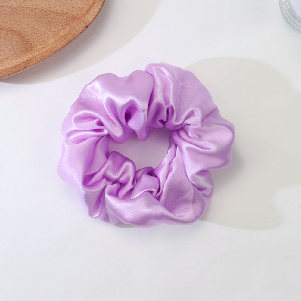 Mulberry Silk Scrunchie – Gentle on Hair, Large Chiffon Style in 12 Colors, 4 in / 6 in