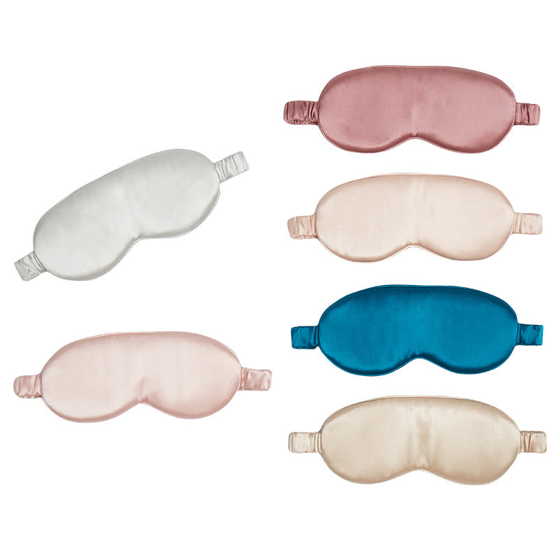 3D Embroidered Silk Sleep Mask – 19 Momme Mulberry Silk Light-Blocking Eye Mask for Sleeping