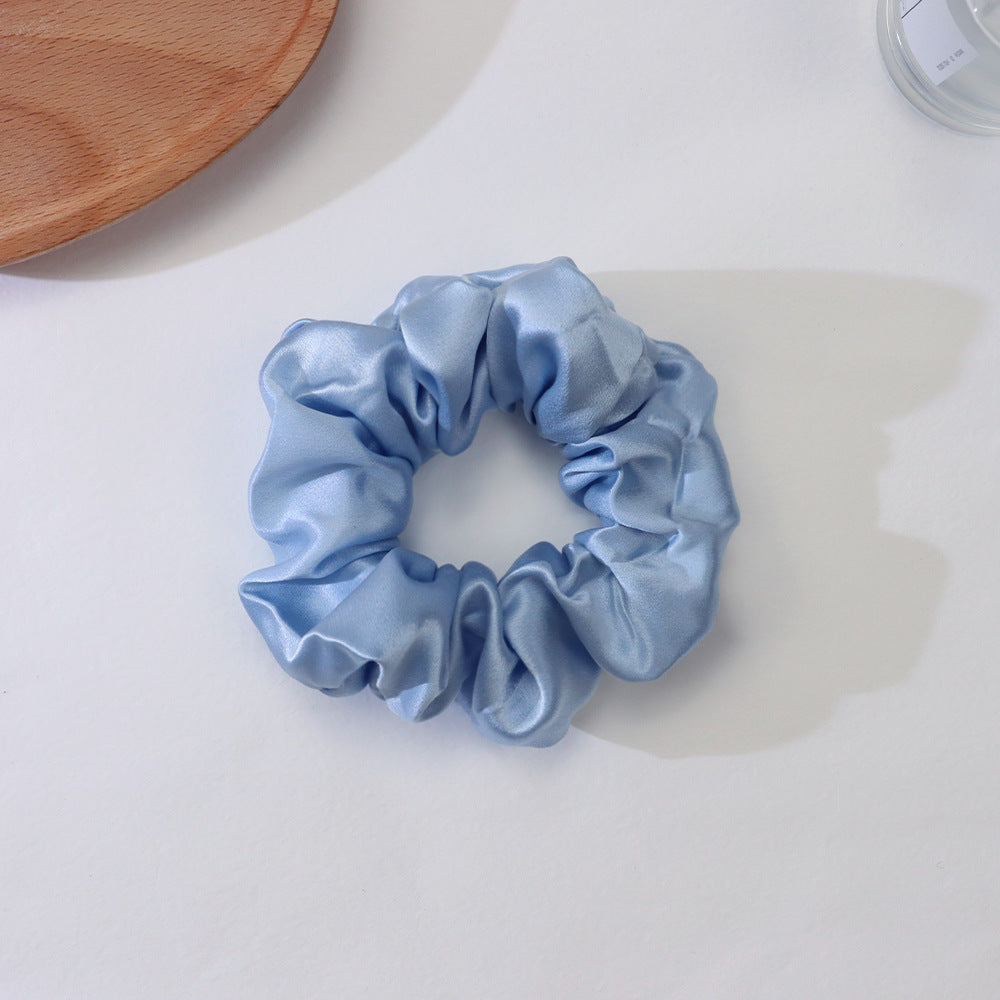 Mulberry Silk Scrunchie – Gentle on Hair, Large Chiffon Style in 12 Colors, 4 in / 6 in