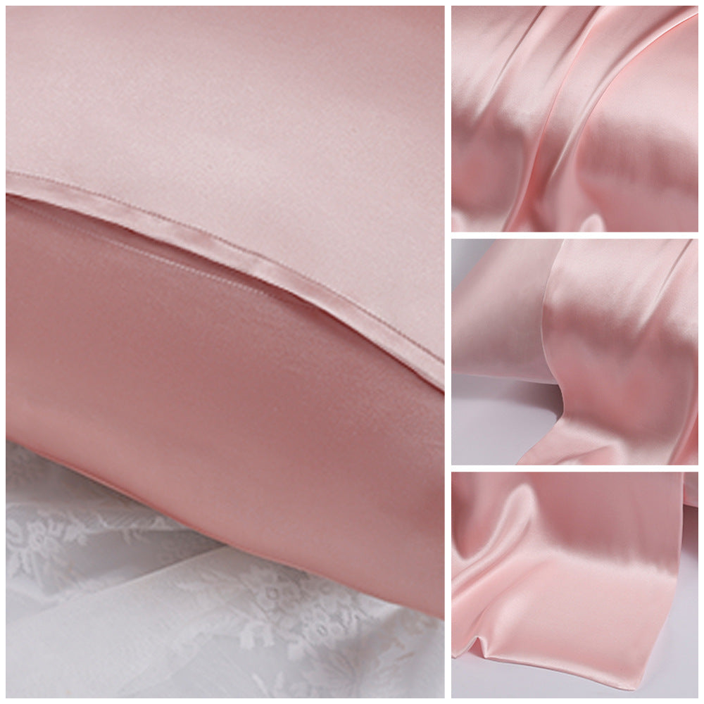 100% Mulberry Silk Envelope Pillowcase – 16 Momme, Double-Sided, Machine Washable, Anti Dust Mite