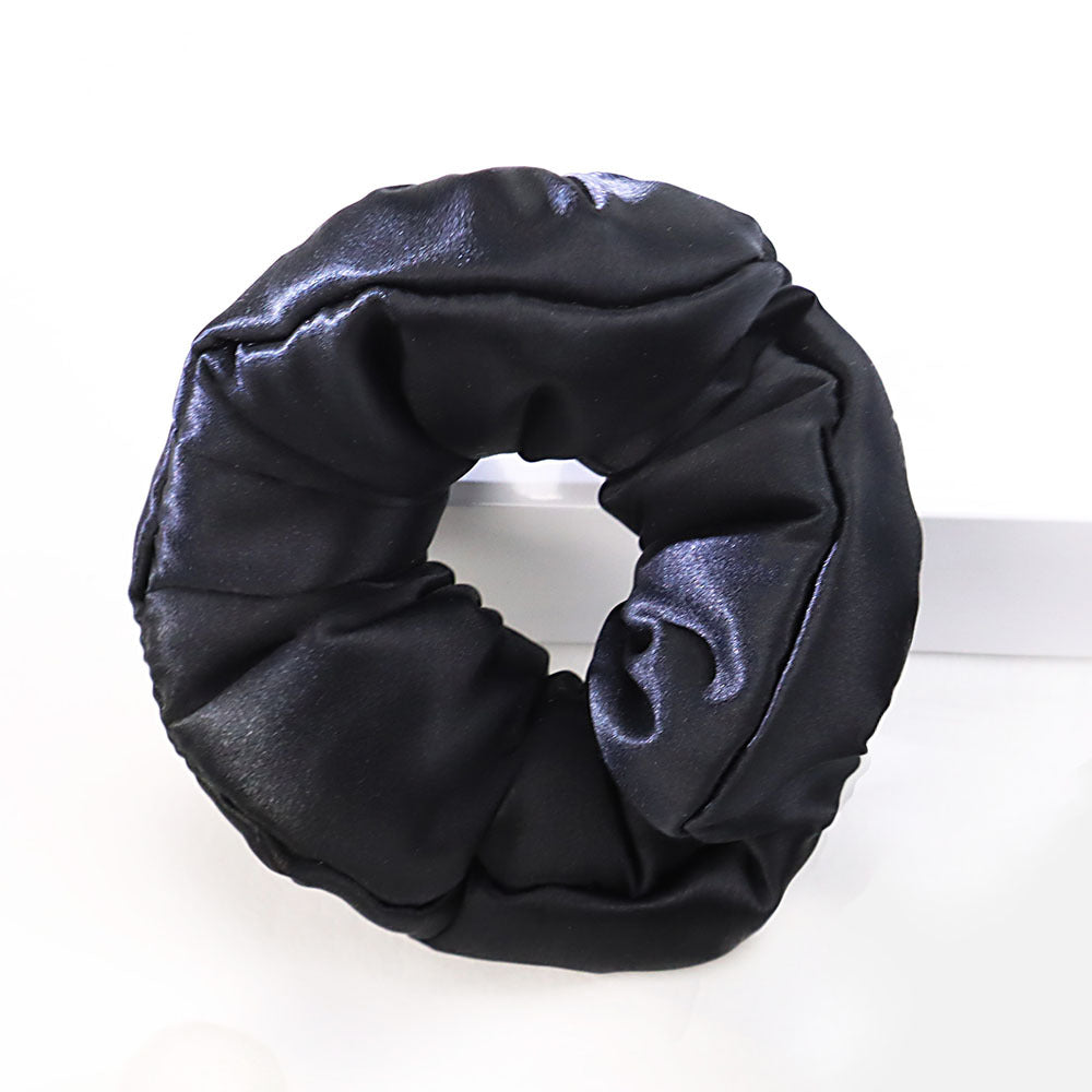 30 Momme 100% Mulberry Silk Scrunchie – Padded Hair Tie for Women, 20 Color Options, Handcrafted