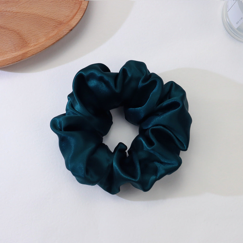 Mulberry Silk Scrunchie – Gentle on Hair, Large Chiffon Style in 12 Colors, 4 in / 6 in