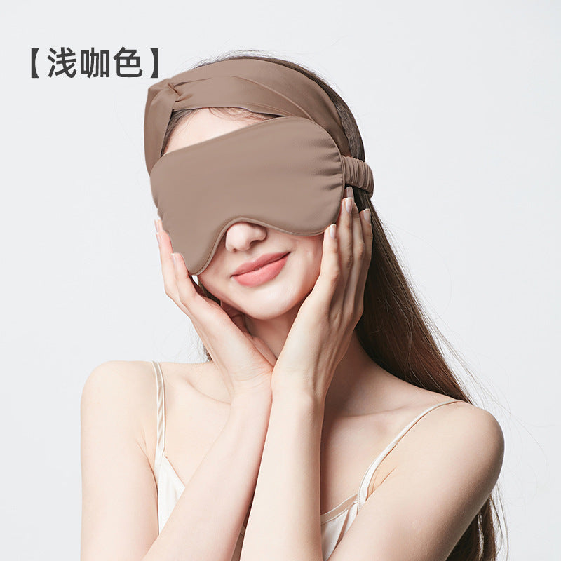 Light Coffee (16 Momme) 16 Momme Eye Mask (approx. 8.7 x 3.9 in) Variant