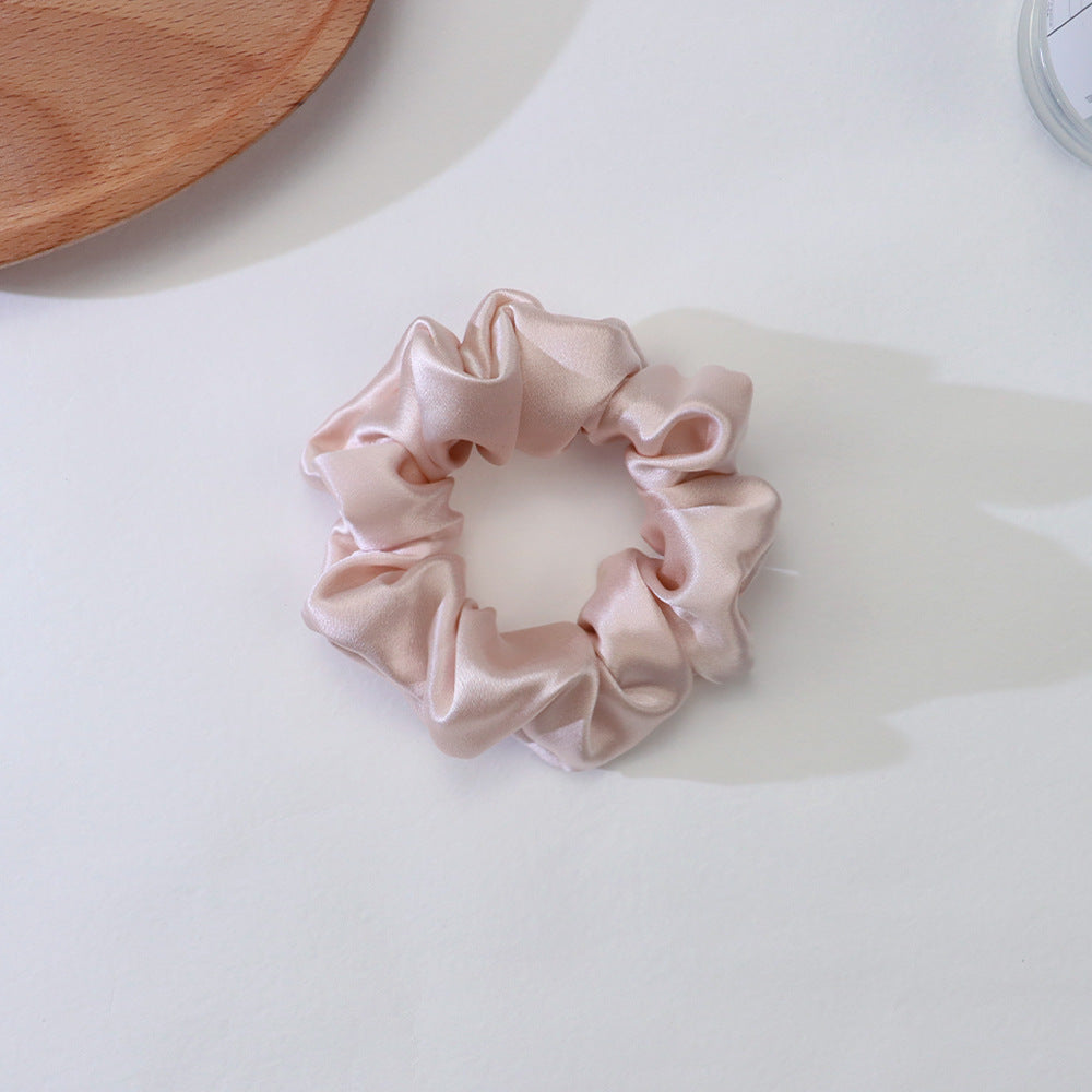 Mulberry Silk Scrunchie – Gentle on Hair, Large Chiffon Style in 12 Colors, 4 in / 6 in