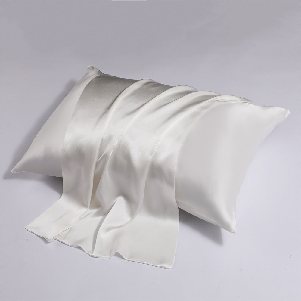 100% Mulberry Silk Pillowcase with Zipper – 16 Momme, Double-Sided, 6A Grade