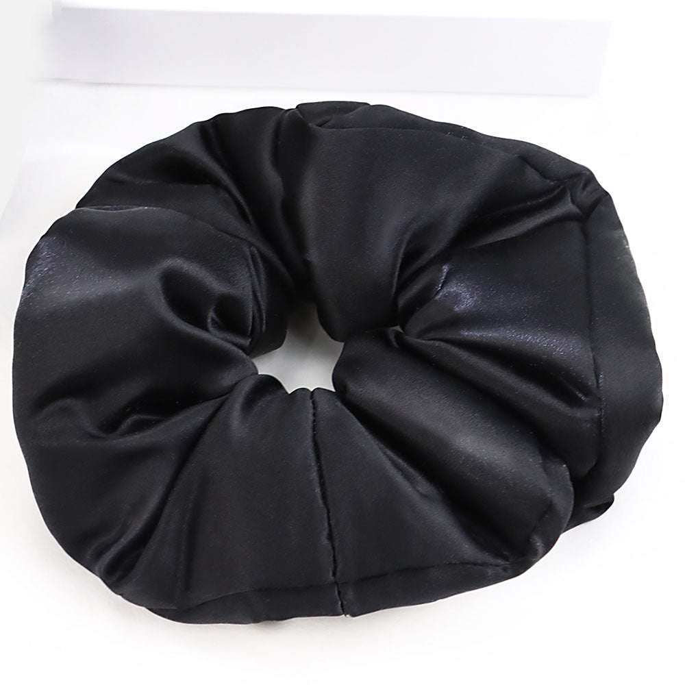 30 Momme 100% Mulberry Silk Scrunchie – Padded Hair Tie for Women, 20 Color Options, Handcrafted