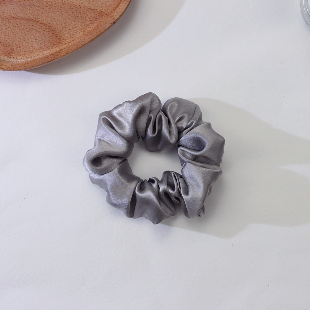 Mulberry Silk Scrunchie – Gentle on Hair, Large Chiffon Style in 12 Colors, 4 in / 6 in