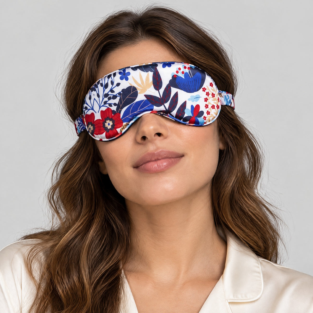 Dream Cypress Printed Mulberry Silk Sleep Eye Mask