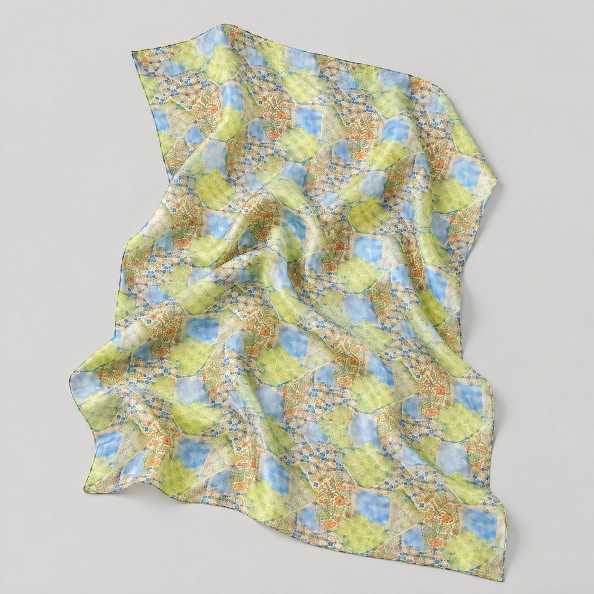 Spring Renewal Mulberry Silk Scarf – 69 x 43 in