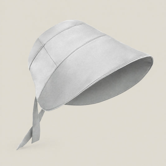 Wide-Brim 100% Mulberry Silk Sun Hat – Foldable, UV-Blocking for Outdoor Wear