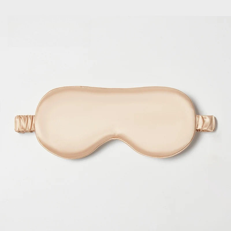 22 Momme 100% Mulberry Silk Sleep Set – Eye Mask, Headband & Scrunchie, Light-Blocking