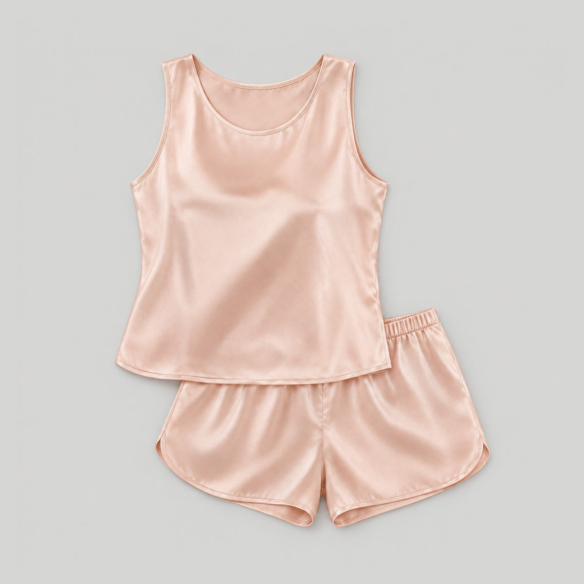 19 Momme Mulberry Silk Tank & Shorts Pajama Set